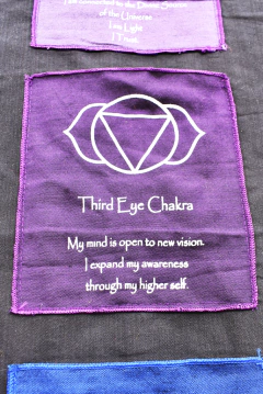 Banderín 7 chakras con bolsillos en internet