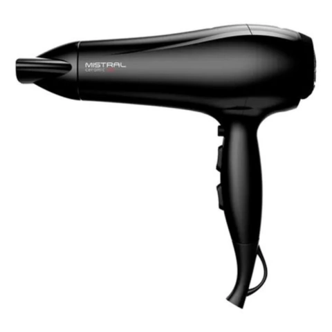 Secador De Pelo Ga.ma Italy Mistral Ceramic Ion Negro Negro