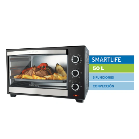 Horno Electrico Smartlife Con Conveccion 50 L Sl-to0050pn Negro