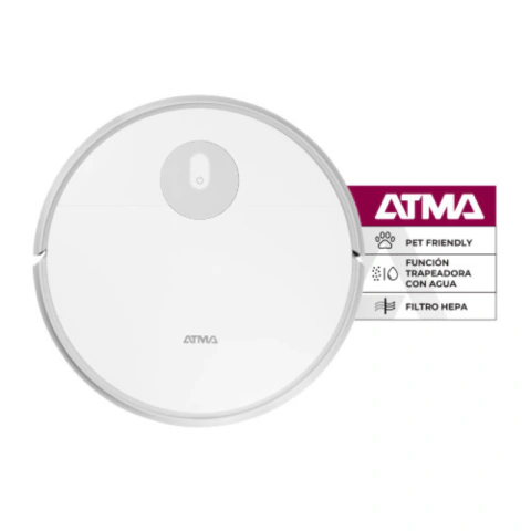 Aspiradora Trapeadora Robot Atma Atar21c1pi Blanco