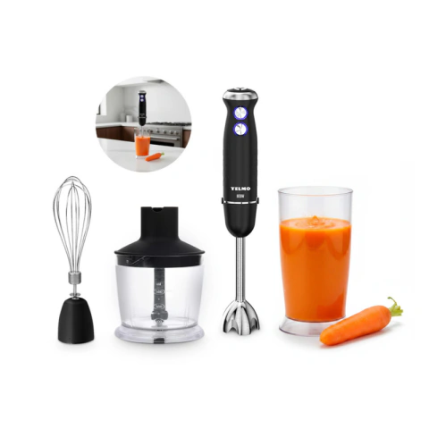 Licuadora De Mano Yelmo Lm-1535 Negro Negro