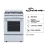 Cocina Multigas Siam Csi-cm56 4 Hornallas 56cm Color Blanca Blanco - comprar online