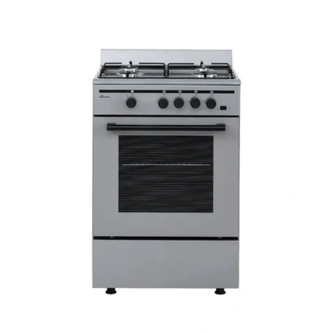 Cocina Multigas Siam Csi-cm56 4 Hornallas 56cm Color Plata Plateado