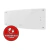 Caloventor Pared Peabody Pe-cvl20b Led 2000 W Placa Vidrio Blanco en internet