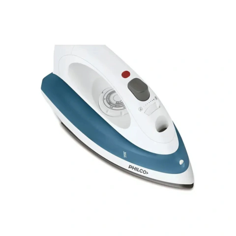Plancha A Vapor Philco Pvp1117n Suela Antiadherente 1200w Blanco Y Azul