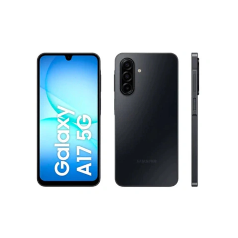 Teléfono Móvil Samsung Galaxy A17 Con Ia, 128 Gb, 4 Gb De Ram, Cámara De 50 Mp, Pantalla 6.7, Nfc, Ip54, Negro