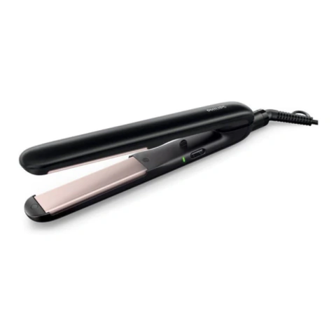Planchita De Pelo Philips Essential Hp8321 Negra Y Plateada Negro/plateado