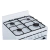 Cocina Multigas Siam Csi-cm56 4 Hornallas 56cm Color Blanca Blanco - CORDONAT 