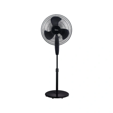 Ventilador De Pie Midea 18 Negro 3 Aspas 45 Cm 3 Velocidades 45 Cm 50 Negro Negro Plástico 3