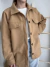 Camisaco Amalfi Camel - tienda online