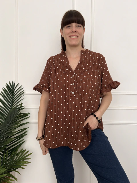 Blusa Luna Chocolate