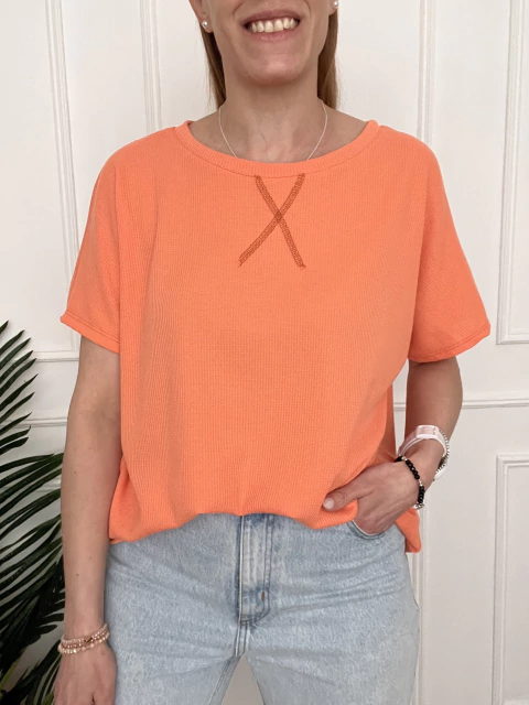 Remera de Wafle Claudia - comprar online