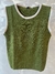 Imagem do BLUSA TRICOT REGATA LISA COM VIVO