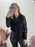 CAMISA MANGA LONGA EM RENDA