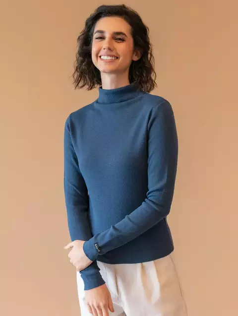 BLUSA DE GOLA MÉDIA BIAMAR