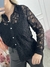 CAMISA MANGA LONGA EM RENDA - comprar online