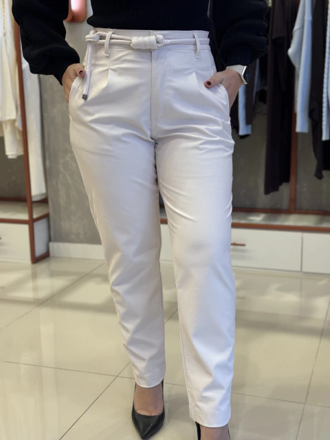 CALÇA IL ALFAIATARIA LTHR BIRKIN OFF WHITE - comprar online