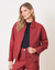 Jaqueta Linho Twill com Zíper Metal