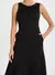 Vestido Midi Com Recortes E Pesponto - comprar online
