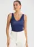 Cropped Afrodite Regata Com Decote V - comprar online