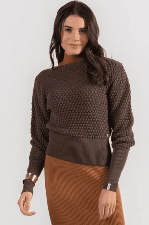 Blusa Biamar De Algodão Com Pontos Estruturados