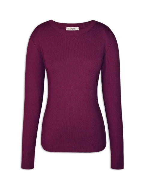 BLUSA EM MODAL GOLA REDONDA BIAMAR - comprar online