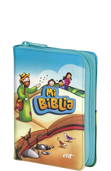 MI BIBLIA PALABRA DE VIDA SIMIL PIEL CON CREMALLERA INFANTIL JUNIOR - comprar online