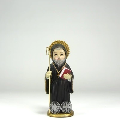 Imagen San Benito Abad Infantil poliresina 10cm - comprar online