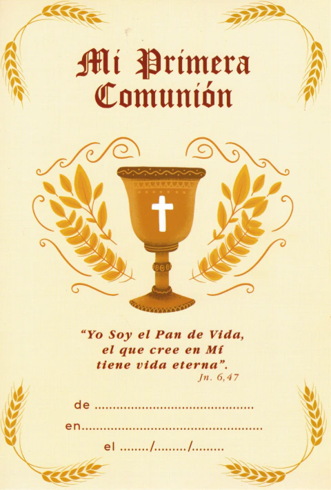 RECUERDO COMUNION I