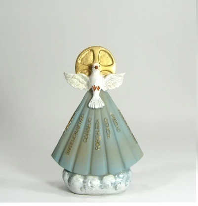 Imagen Espiritu Santo 7 dones Infantil poliresina 10cm - comprar online