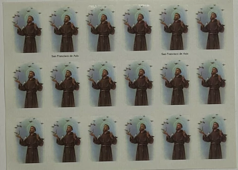 PLANCHA X 18 SAN FRANCISCO ASIS