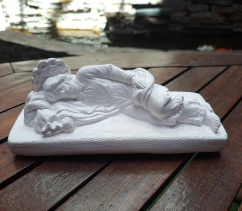 SAN JOSE DORMIDO CON BASE DE YESO - comprar online