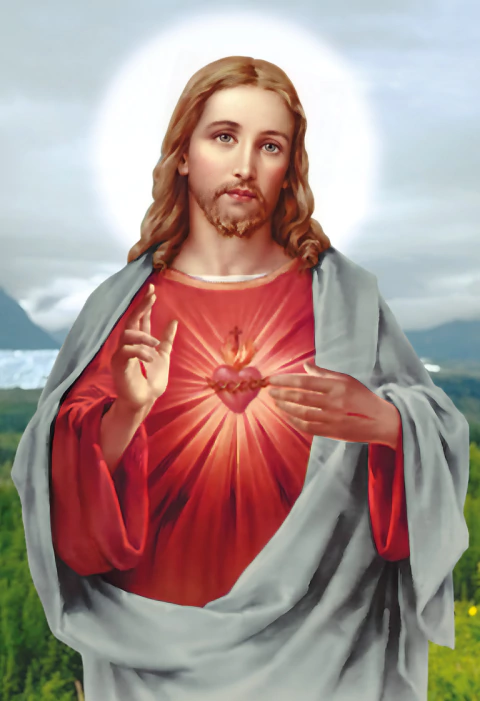 ESTAMPAS CHICAS SAGRADO CORAZON DE JESUS