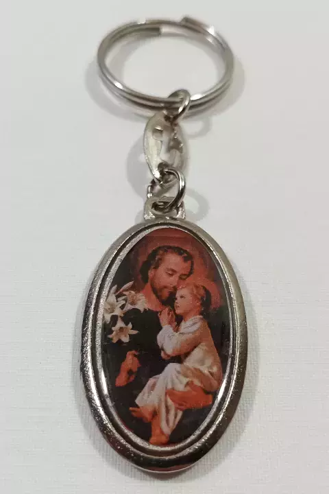 LLAVERO OVAL DOBLE SAN JOSE