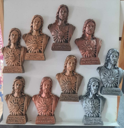 BUSTO SAGRADO CORAZON DE JESUS CON IMAN