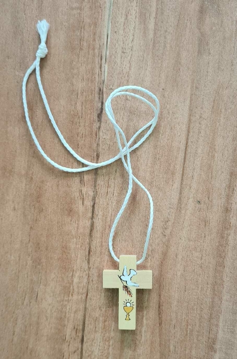 CRUZ MADERA CON CORDON COMUNION 1 - comprar online