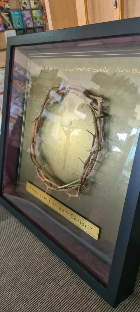 CUADRO CORPOREO CORONA DE ESPINAS 42X42 - comprar online