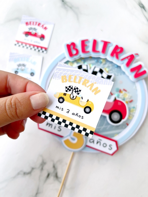 Mini Tag Souvenir - Cuadradas