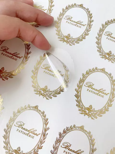 Plancha de Stickers Transparente CON o SIN Stamping