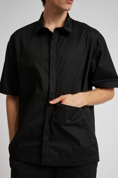 Camisa Tropical Black