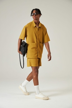 Shorts Meander Mustard