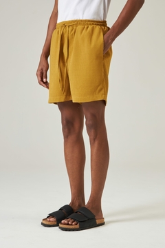 Shorts Meander Mustard