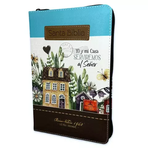 Biblia Ziper Letra Grande - Yo y Mi Casa Inspiración (RVR 1960) - comprar online