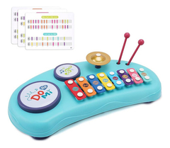 Xilofon con platillo y tambores - Little Xylophonist - comprar online