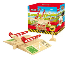 TRENCITY KIT PASO A NIVEL MADERA 2 BARRERAS