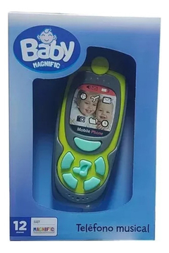 TELEFONO MUSICAL CON LUZ PARA BEBE BABY MAGNIFIC
