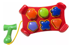 BANCO DE DESCARGA ENCASTRE FORMAS CON MARTILLO PUPPE BABY - comprar online
