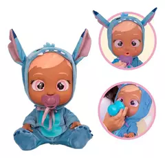 MUÑECA CRY BABIES BEBE LLORON DISNEY STITCH en internet