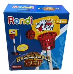 ARO DE BASQUET DE JUGUETE CON BASE Y PELOTA RONDI - comprar online