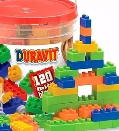 BALDE 120 PIEZAS MINI BLOCKS BLOQUES DURAVIT - comprar online